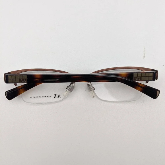 🕶️ Armani Exchange AX1004 6016 Semi Rimless Cat Eye Eyeglasses 52/17-135/JLE442 - Picture 2 of 8